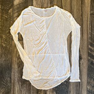 Pete & Greta for Johnny Was White Longsleeve Pima cotton top